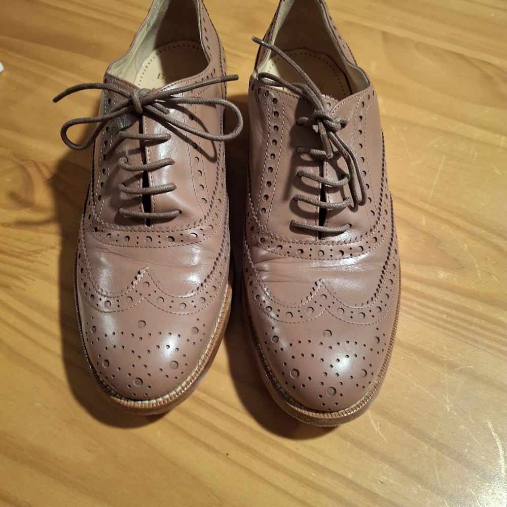 Bally OLD ROSE Leather Moccasins